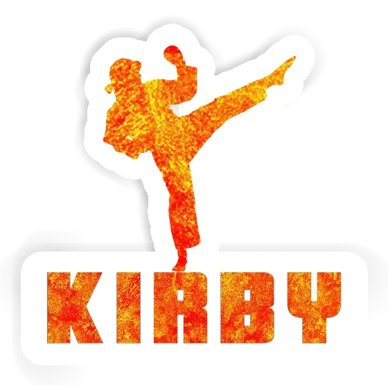 Karateka Sticker Kirby Notebook Image