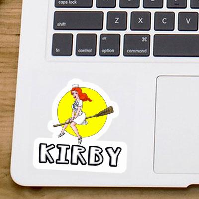 Nurse Sticker Kirby Laptop Image