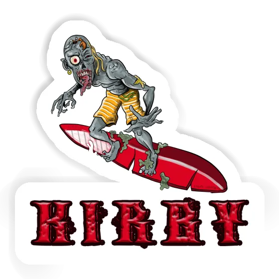 Kirby Sticker Wave Rider Laptop Image