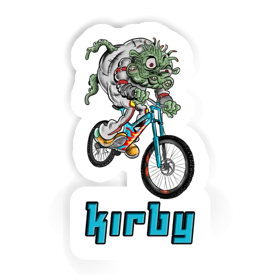 Sticker Kirby Biker Image