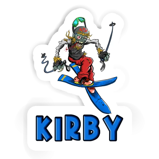 Skier Sticker Kirby Gift package Image