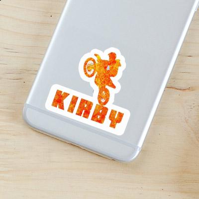 Sticker Motocross Jumper Kirby Notebook Image