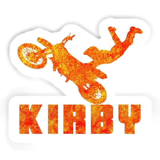 Sticker Kirby Motocross Jumper Notebook Image