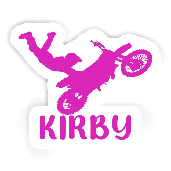 Kirby Sticker Motocross Rider Gift package Image