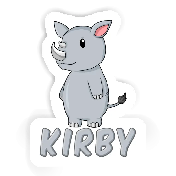 Autocollant Rhinocéros Kirby Gift package Image