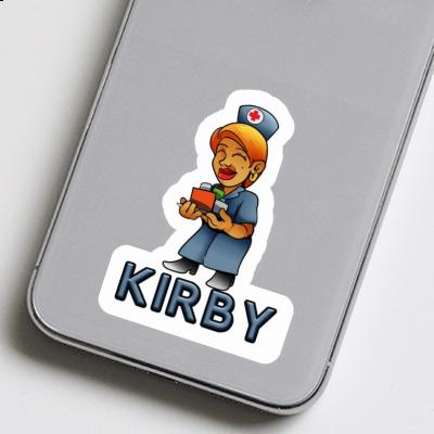 Kirby Sticker Nurse Gift package Image