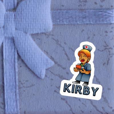 Kirby Sticker Nurse Gift package Image