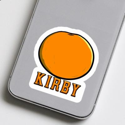 Aufkleber Kirby Orange Gift package Image