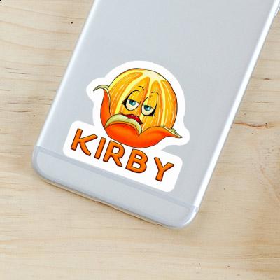 Kirby Autocollant Orange Image