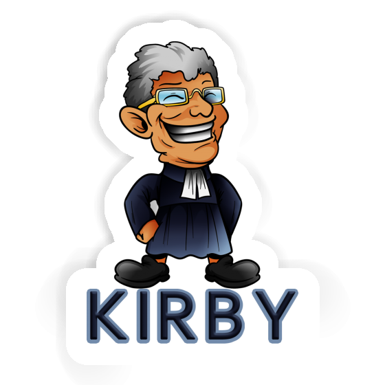 Kirby Sticker Priest Laptop Image