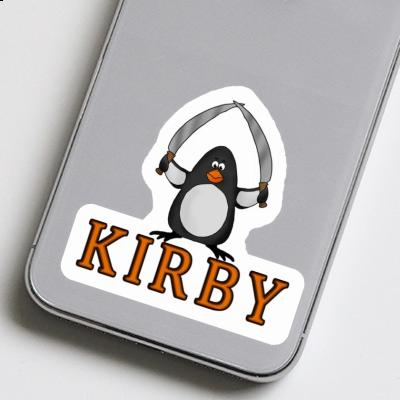 Sticker Penguin Kirby Laptop Image