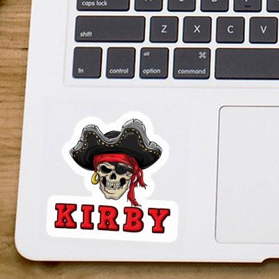 Sticker Piratenschädel Kirby Notebook Image