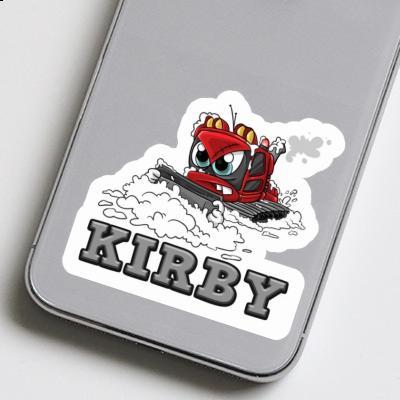 Snow groomer Sticker Kirby Laptop Image