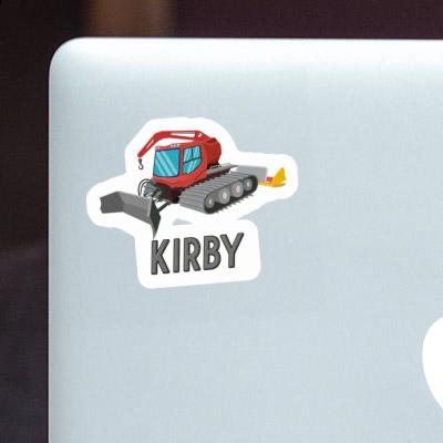 Sticker Kirby Snow Groomer Notebook Image