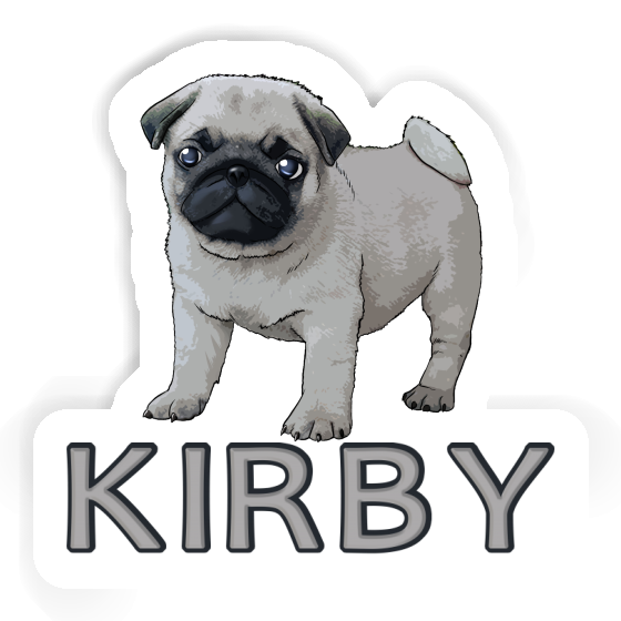 Mops Aufkleber Kirby Laptop Image