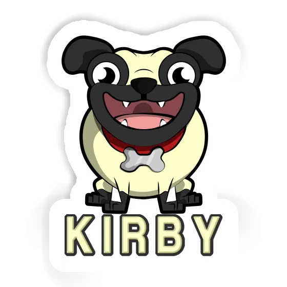 Sticker Kirby Pug Notebook Image