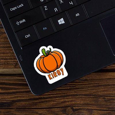 Sticker Pumpkin Kirby Laptop Image