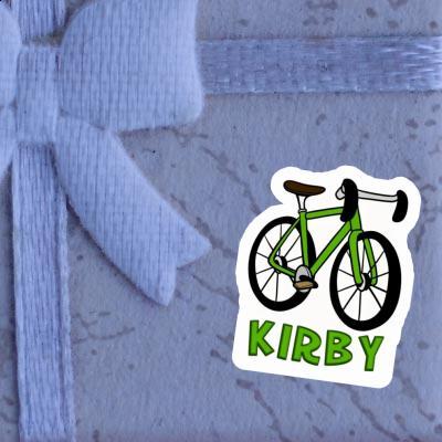 Sticker Kirby Racing Bicycle Laptop Image