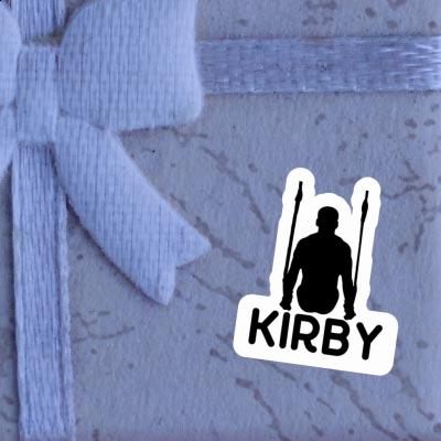 Autocollant Kirby Gymnaste aux anneaux Gift package Image