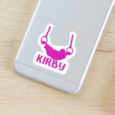 Kirby Sticker Ring gymnast Laptop Image