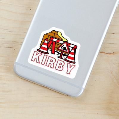 Sticker Kirby Baustelle Notebook Image