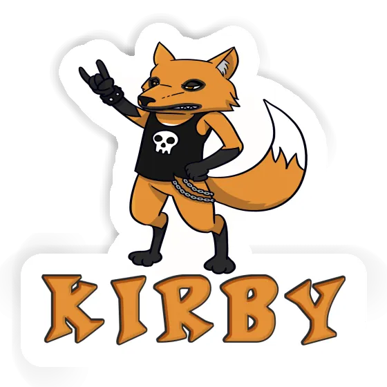 Sticker Rocker-Fuchs Kirby Laptop Image