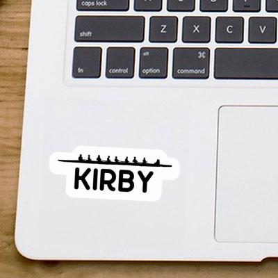 Kirby Aufkleber Ruderboot Notebook Image