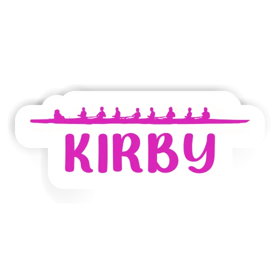 Autocollant Kirby Bateau à rames Notebook Image