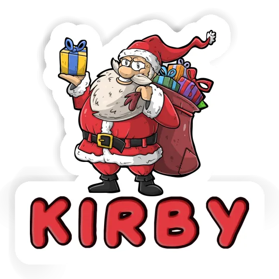 Sticker Santa Claus Kirby Laptop Image