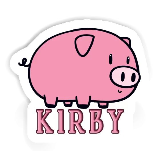 Pig Sticker Kirby Notebook Image