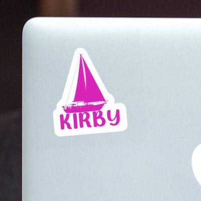 Sailboat Sticker Kirby Notebook Image