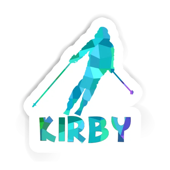 Kirby Sticker Skier Notebook Image