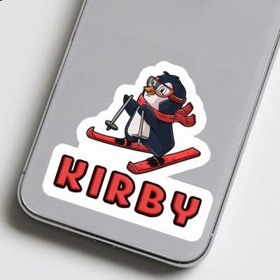 Autocollant Kirby Skieuse Laptop Image