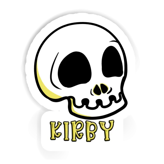 Sticker Kirby Totenkopf Gift package Image