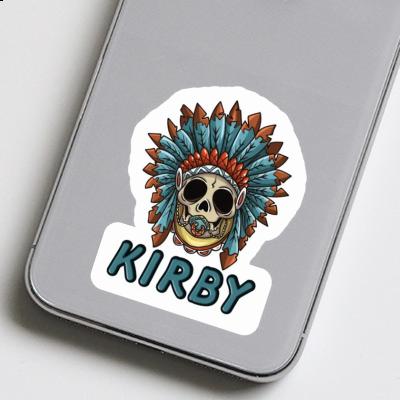 Kirby Sticker Baby-Skull Notebook Image