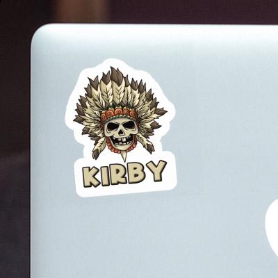 Sticker Skull Kirby Laptop Image