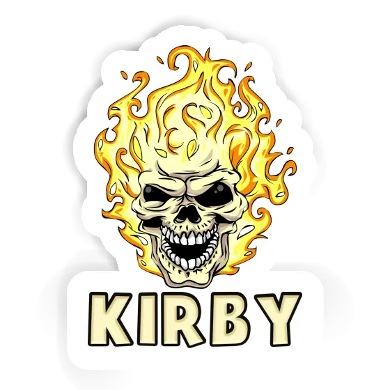 Sticker Feuerkopf Kirby Laptop Image