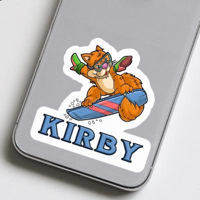 Sticker Kirby Snowboarder Image