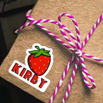 Fraise Autocollant Kirby Gift package Image