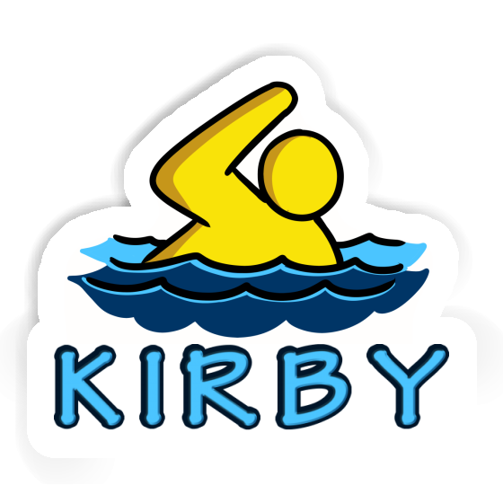 Swimmer Sticker Kirby Notebook Image