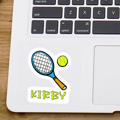 Kirby Sticker Tennis Racket Laptop Image