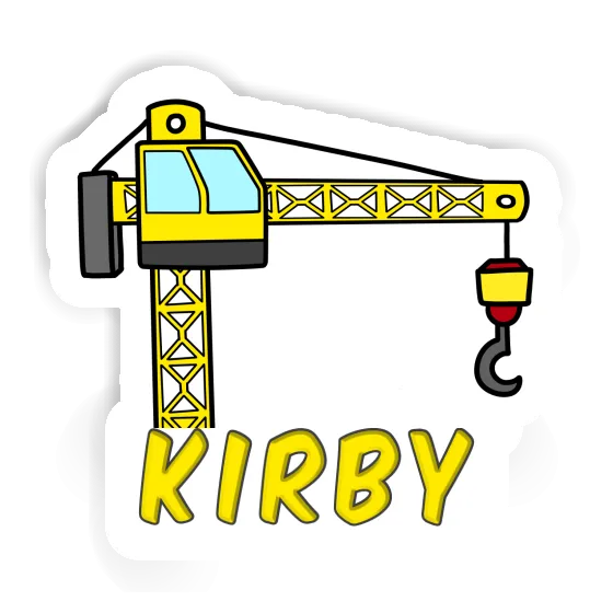 Sticker Tower Crane Kirby Laptop Image