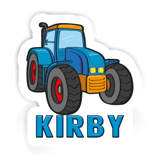 Tracteur Autocollant Kirby Laptop Image