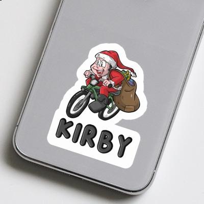 Kirby Sticker Bicycle Rider Image