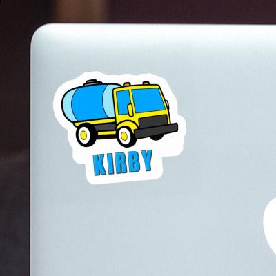 Water Truck Sticker Kirby Notebook Image