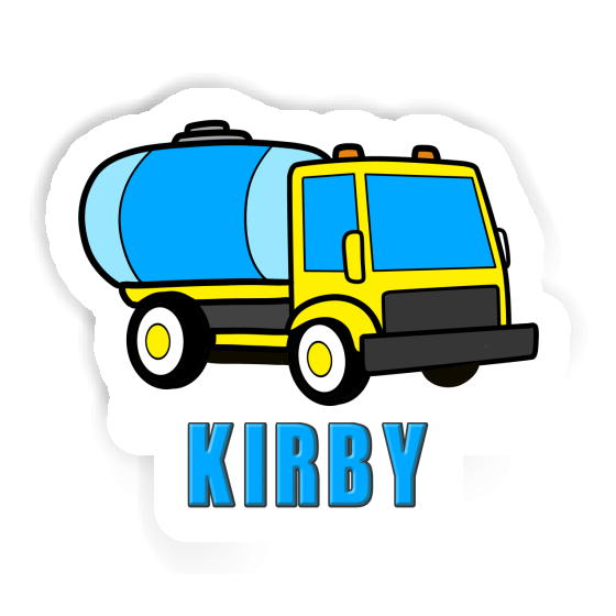 Water Truck Sticker Kirby Image