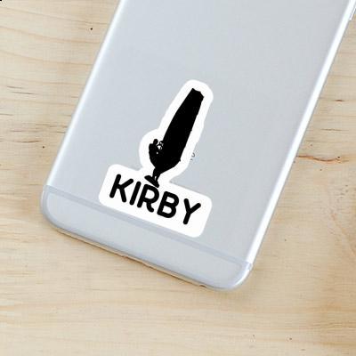 Kirby Sticker Windsurfer Notebook Image