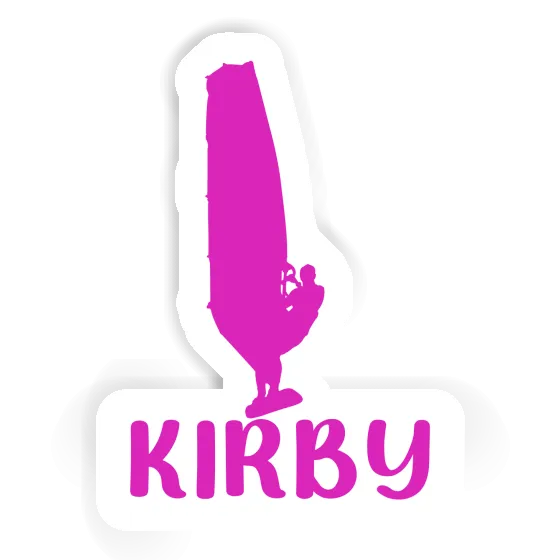 Windsurfer Sticker Kirby Laptop Image