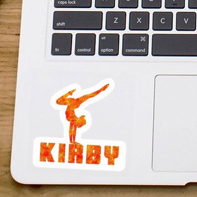 Kirby Sticker Yoga Woman Gift package Image