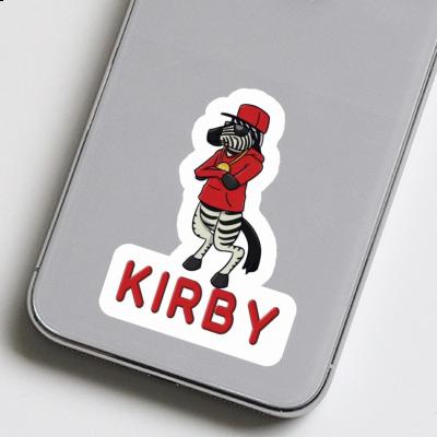 Kirby Sticker Zebra Image